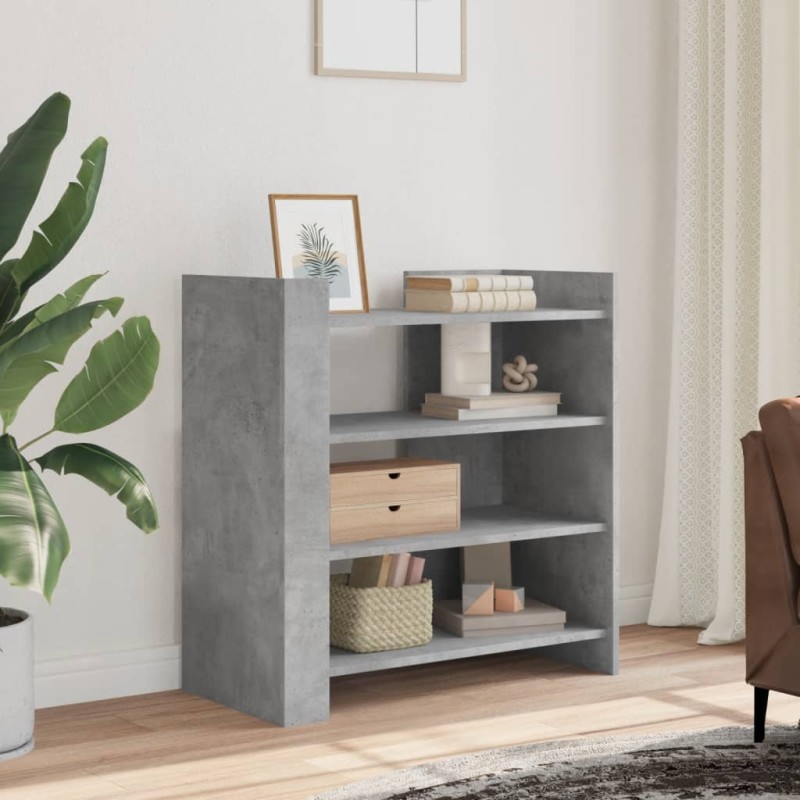 vidaXL Sideboard Betongrau 73,5x35x75 cm Holzwerkstoff vidaXL Sideboard Betongrau 73,5x35x75 cm Holzwerkstoff