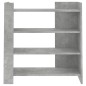 vidaXL Sideboard Betongrau 73,5x35x75 cm Holzwerkstoff vidaXL Sideboard Betongrau 73,5x35x75 cm Holzwerkstoff