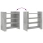 vidaXL Sideboard Betongrau 73,5x35x75 cm Holzwerkstoff vidaXL Sideboard Betongrau 73,5x35x75 cm Holzwerkstoff