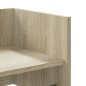 vidaXL Wandregal Sonoma-Eiche 100x35x30,5 cm Holzwerkstoff vidaXL Wandregal Sonoma-Eiche 100x35x30,5 cm Holzwerkstoff