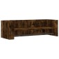 vidaXL Wandregal Räuchereiche 100x35x30,5 cm Holzwerkstoff vidaXL Wandregal Räuchereiche 100x35x30,5 cm Holzwerkstoff