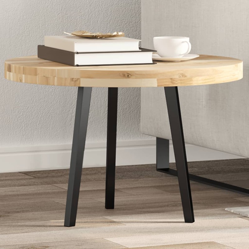 vidaXL Tischplatte Rund Ø60x4 cm Massivholz Akazie vidaXL Tischplatte Rund Ø60x4 cm Massivholz Akazie