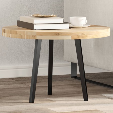vidaXL Tischplatte Rund Ø60x4 cm Massivholz Akazie