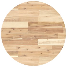 vidaXL Tischplatte Rund Ø60x4 cm Massivholz Akazie