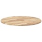 vidaXL Tischplatte Rund Ø80x2 cm Massivholz Akazie vidaXL Tischplatte Rund Ø80x2 cm Massivholz Akazie