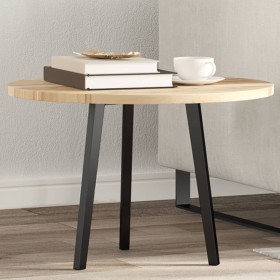 vidaXL Tischplatte Rund Ø60x2 cm Massivholz Akazie
