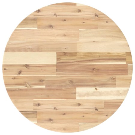 vidaXL Tischplatte Rund Ø60x2 cm Massivholz Akazie