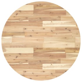 vidaXL Tischplatte Rund Ø80x4 cm Massivholz Akazie