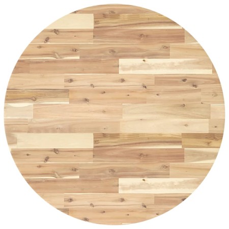 vidaXL Tischplatte Rund Ø80x4 cm Massivholz Akazie