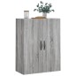 Wandschrank Grau Sonoma 69,5x34x90 cm Holzwerkstoff Wandschrank Grau Sonoma 69,5x34x90 cm Holzwerkstoff