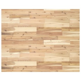 vidaXL Tischplatte Rechteckig 100x80x4 cm Massivholz Akazie