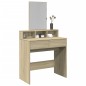 vidaXL Schminktisch mit Spiegel Sonoma-Eiche 80x41x144,5 cm vidaXL Schminktisch mit Spiegel Sonoma-Eiche 80x41x144,5 cm