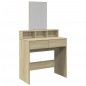 vidaXL Schminktisch mit Spiegel Sonoma-Eiche 80x41x144,5 cm vidaXL Schminktisch mit Spiegel Sonoma-Eiche 80x41x144,5 cm