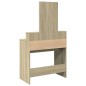 vidaXL Schminktisch mit Spiegel Sonoma-Eiche 80x41x144,5 cm vidaXL Schminktisch mit Spiegel Sonoma-Eiche 80x41x144,5 cm
