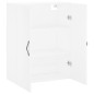 Wandschrank Weiß 69,5x34x90 cm Holzwerkstoff Wandschrank Weiß 69,5x34x90 cm Holzwerkstoff