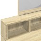 vidaXL Schminktisch mit Spiegel Sonoma-Eiche 80x41x144,5 cm vidaXL Schminktisch mit Spiegel Sonoma-Eiche 80x41x144,5 cm