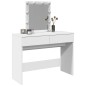 vidaXL Schminktisch mit LED-Beleuchtung Weiß 100x40x130 cm vidaXL Schminktisch mit LED-Beleuchtung Weiß 100x40x130 cm