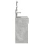 vidaXL Schminktisch mit LED-Beleuchtung Betongrau 100x40x130 cm vidaXL Schminktisch mit LED-Beleuchtung Betongrau 100x40x130 cm