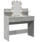vidaXL Schminktisch mit LED-Beleuchtung Betongrau 100x40x130 cm vidaXL Schminktisch mit LED-Beleuchtung Betongrau 100x40x130 cm