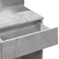 vidaXL Schminktisch mit LED-Beleuchtung Betongrau 100x40x130 cm vidaXL Schminktisch mit LED-Beleuchtung Betongrau 100x40x130 cm