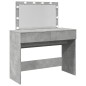 vidaXL Schminktisch mit LED-Beleuchtung Betongrau 100x40x120 cm vidaXL Schminktisch mit LED-Beleuchtung Betongrau 100x40x120 cm