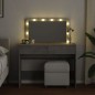 vidaXL Schminktisch mit LED-Beleuchtung Betongrau 100x40x120 cm vidaXL Schminktisch mit LED-Beleuchtung Betongrau 100x40x120 cm