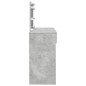 vidaXL Schminktisch mit LED-Beleuchtung Betongrau 100x40x120 cm vidaXL Schminktisch mit LED-Beleuchtung Betongrau 100x40x120 cm