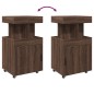 vidaXL Barwagen Braun Eichen-Optik 50x41x89 cm Holzwerkstoff vidaXL Barwagen Braun Eichen-Optik 50x41x89 cm Holzwerkstoff
