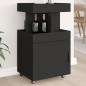 vidaXL Barwagen Schwarz 50x41x89 cm Holzwerkstoff vidaXL Barwagen Schwarz 50x41x89 cm Holzwerkstoff
