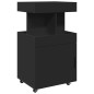 vidaXL Barwagen Schwarz 50x41x89 cm Holzwerkstoff vidaXL Barwagen Schwarz 50x41x89 cm Holzwerkstoff