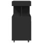 vidaXL Barwagen Schwarz 50x41x89 cm Holzwerkstoff vidaXL Barwagen Schwarz 50x41x89 cm Holzwerkstoff