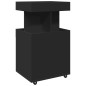 vidaXL Barwagen Schwarz 50x41x89 cm Holzwerkstoff vidaXL Barwagen Schwarz 50x41x89 cm Holzwerkstoff