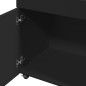 vidaXL Barwagen Schwarz 50x41x89 cm Holzwerkstoff vidaXL Barwagen Schwarz 50x41x89 cm Holzwerkstoff
