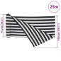 vidaXL Zaunblende Anthrazit und Weiß 1,5x25 m HDPE 195 g/m² vidaXL Zaunblende Anthrazit und Weiß 1,5x25 m HDPE 195 g/m²