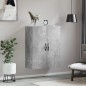 Wandschrank Betongrau 69,5x34x90 cm Holzwerkstoff Wandschrank Betongrau 69,5x34x90 cm Holzwerkstoff