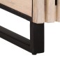 vidaXL Nachttisch 50x34x60 cm Raues Massives Mangoholz vidaXL Nachttisch 50x34x60 cm Raues Massives Mangoholz