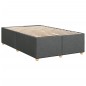 vidaXL Boxspringbett mit Matratze Dunkelgrau 120x200 cm Stoff vidaXL Boxspringbett mit Matratze Dunkelgrau 120x200 cm Stoff