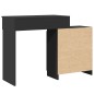 vidaXL Schminktisch mit LED-Beleuchtung Schwarz 115x37x110,5 cm vidaXL Schminktisch mit LED-Beleuchtung Schwarz 115x37x110,5 cm