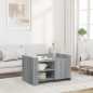 vidaXL Couchtisch Grau Sonoma 80x50x50 cm Holzwerkstoff vidaXL Couchtisch Grau Sonoma 80x50x50 cm Holzwerkstoff