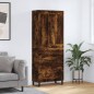 vidaXL Highboard Räuchereiche 69,5x34x180 cm Holzwerkstoff vidaXL Highboard Räuchereiche 69,5x34x180 cm Holzwerkstoff