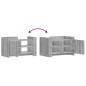 vidaXL Couchtisch Grau Sonoma 80x50x50 cm Holzwerkstoff vidaXL Couchtisch Grau Sonoma 80x50x50 cm Holzwerkstoff
