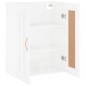 Wandschrank Hochglanz-Weiß 69,5x34x90 cm Holzwerkstoff Wandschrank Hochglanz-Weiß 69,5x34x90 cm Holzwerkstoff