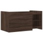 vidaXL Couchtisch Braun Eichen-Optik 100x50x50 cm Holzwerkstoff vidaXL Couchtisch Braun Eichen-Optik 100x50x50 cm Holzwerkstoff