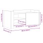 vidaXL Couchtisch Braun Eichen-Optik 100x50x50 cm Holzwerkstoff vidaXL Couchtisch Braun Eichen-Optik 100x50x50 cm Holzwerkstoff
