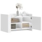 vidaXL Couchtisch Weiß 80x50x50 cm Holzwerkstoff vidaXL Couchtisch Weiß 80x50x50 cm Holzwerkstoff