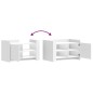vidaXL Couchtisch Weiß 80x50x50 cm Holzwerkstoff vidaXL Couchtisch Weiß 80x50x50 cm Holzwerkstoff