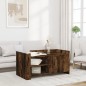 vidaXL Couchtisch Räuchereiche 100x50x50 cm Holzwerkstoff vidaXL Couchtisch Räuchereiche 100x50x50 cm Holzwerkstoff