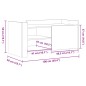vidaXL Couchtisch Räuchereiche 100x50x50 cm Holzwerkstoff vidaXL Couchtisch Räuchereiche 100x50x50 cm Holzwerkstoff