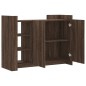 vidaXL Sideboard Braun Eichen-Optik 100x35x75 cm Holzwerkstoff vidaXL Sideboard Braun Eichen-Optik 100x35x75 cm Holzwerkstoff