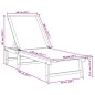 vidaXL Sonnenliegen 2 Stk. Blau Massivholz Akazie und Textilene vidaXL Sonnenliegen 2 Stk. Blau Massivholz Akazie und Textilene